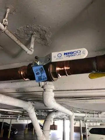 Copper pipe repair and valve work for Backflow Testing in Montreal